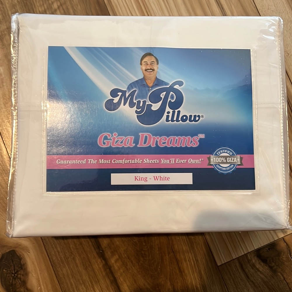 My Pillow Giza Dreams Sheet Set - White - King